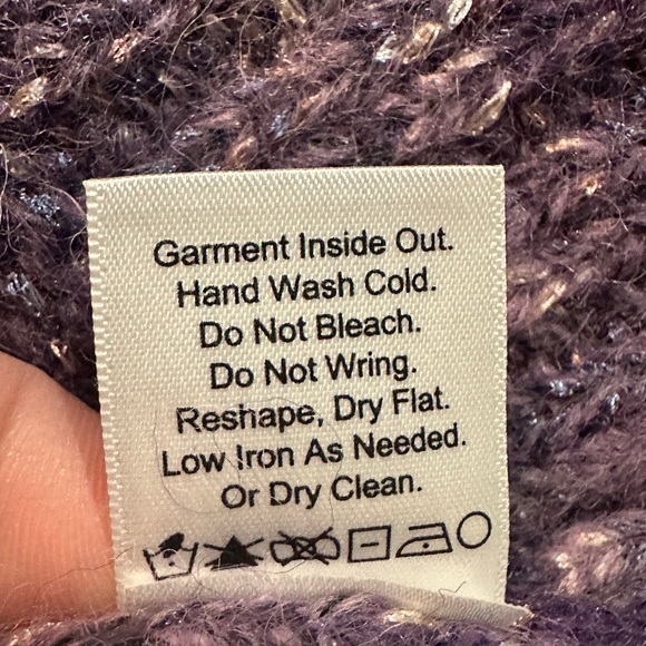 Purple Gradient Sweater - Picture 8 of 9